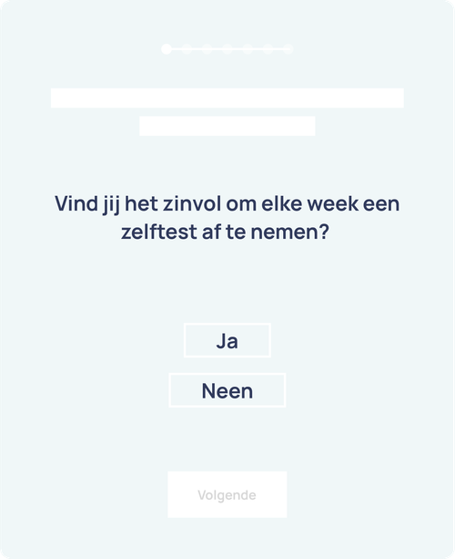 voorbeeld over het formuleren van de antwoordopties