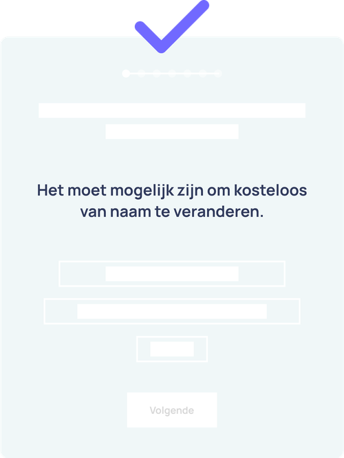 voorbeeld in verband met het formuleren van een stelling of vraag