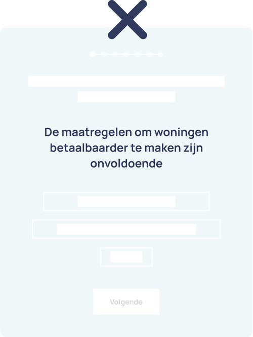 voorbeeld in verband met het formuleren van een stelling of vraag